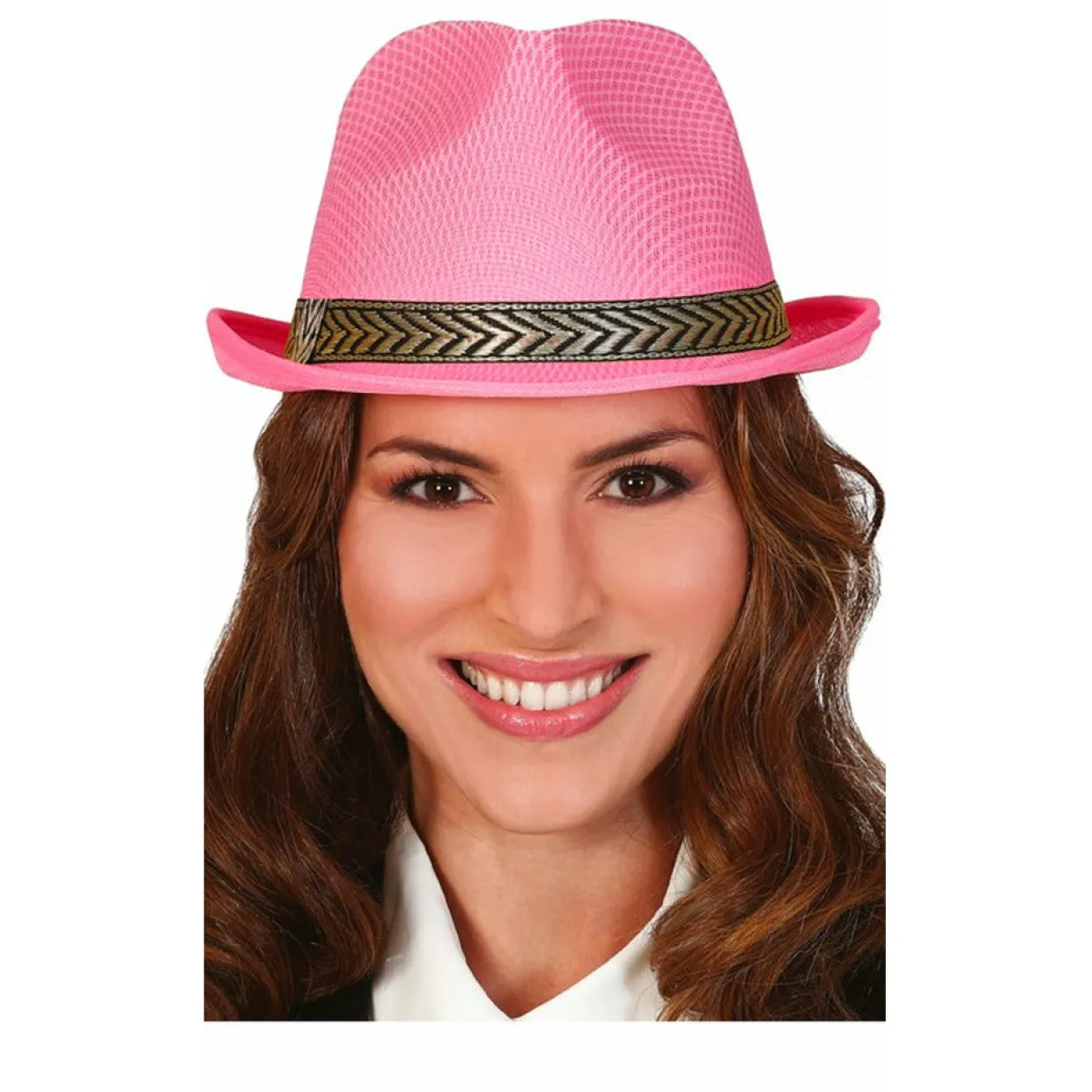 Sombrero de Gangster Rosa