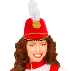 Sombrero de Majorette Rojo