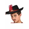 Sombrero de Mosquetero Pluma infantil