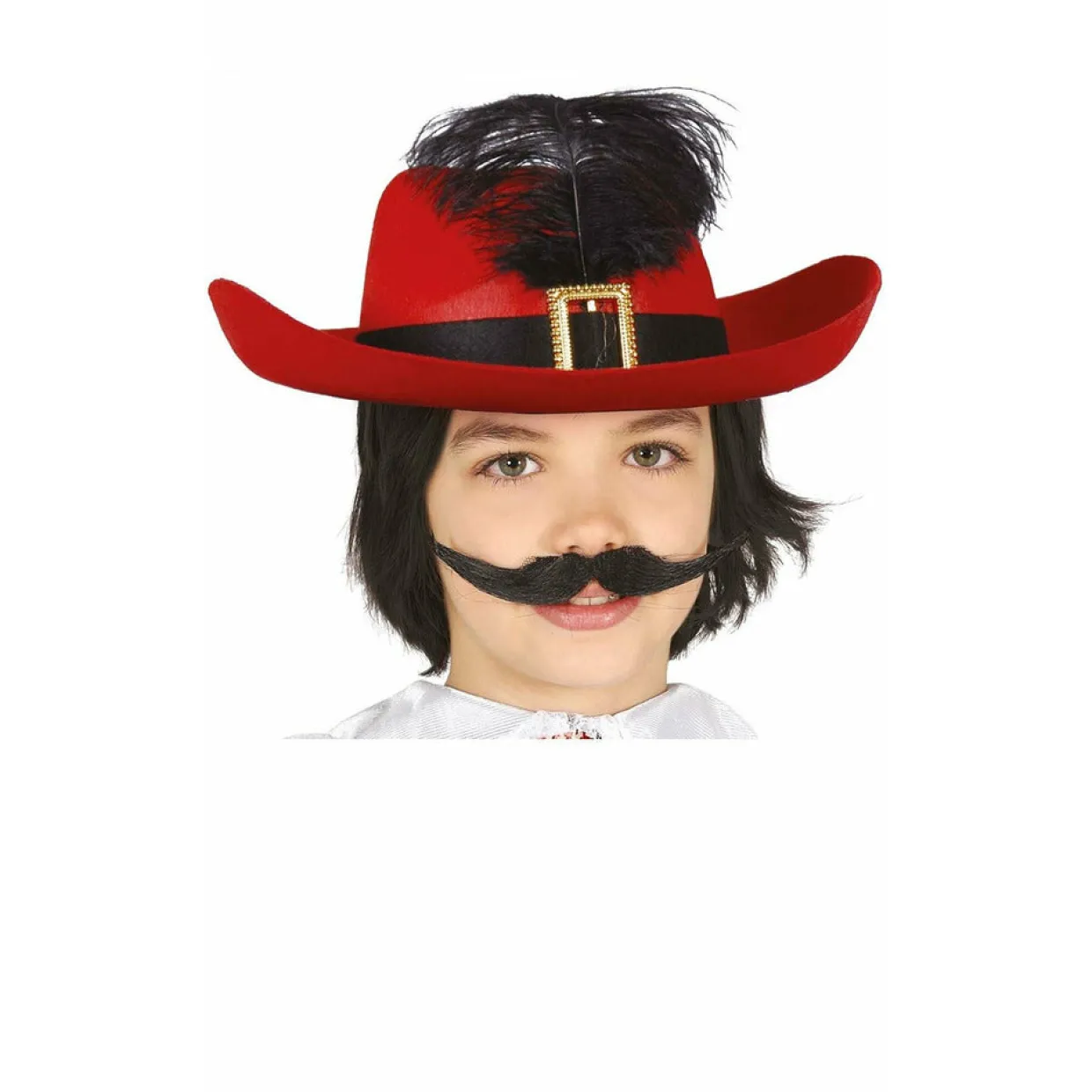 Sombrero de Mosquetero Rojo infantil