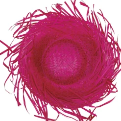 Sombrero de Paja Fucsia