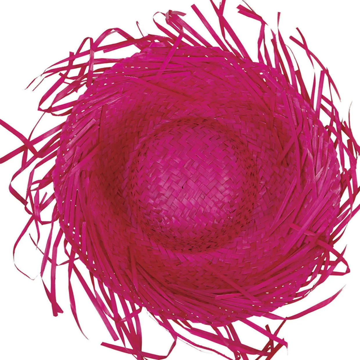 Sombrero de Paja Fucsia