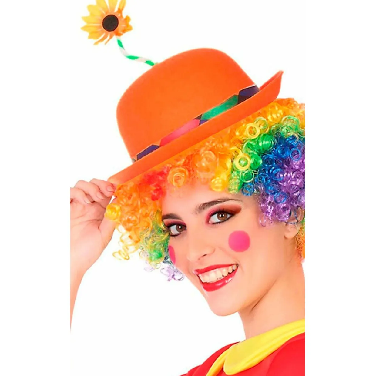 Sombrero de Payaso Naranja