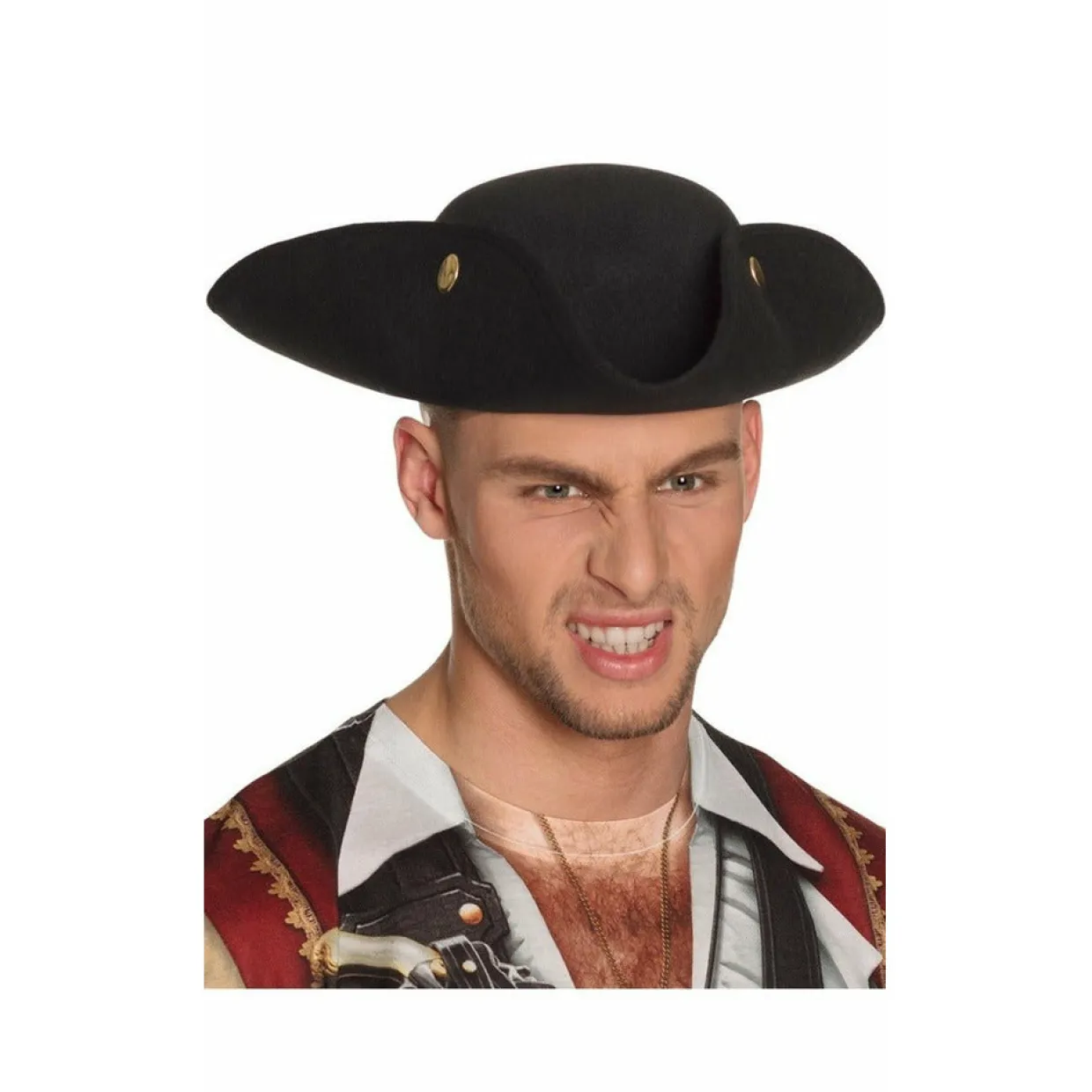 Sombrero de Pirata Almirante Negro