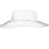 Sombrero de Vaquera Blanco Corona