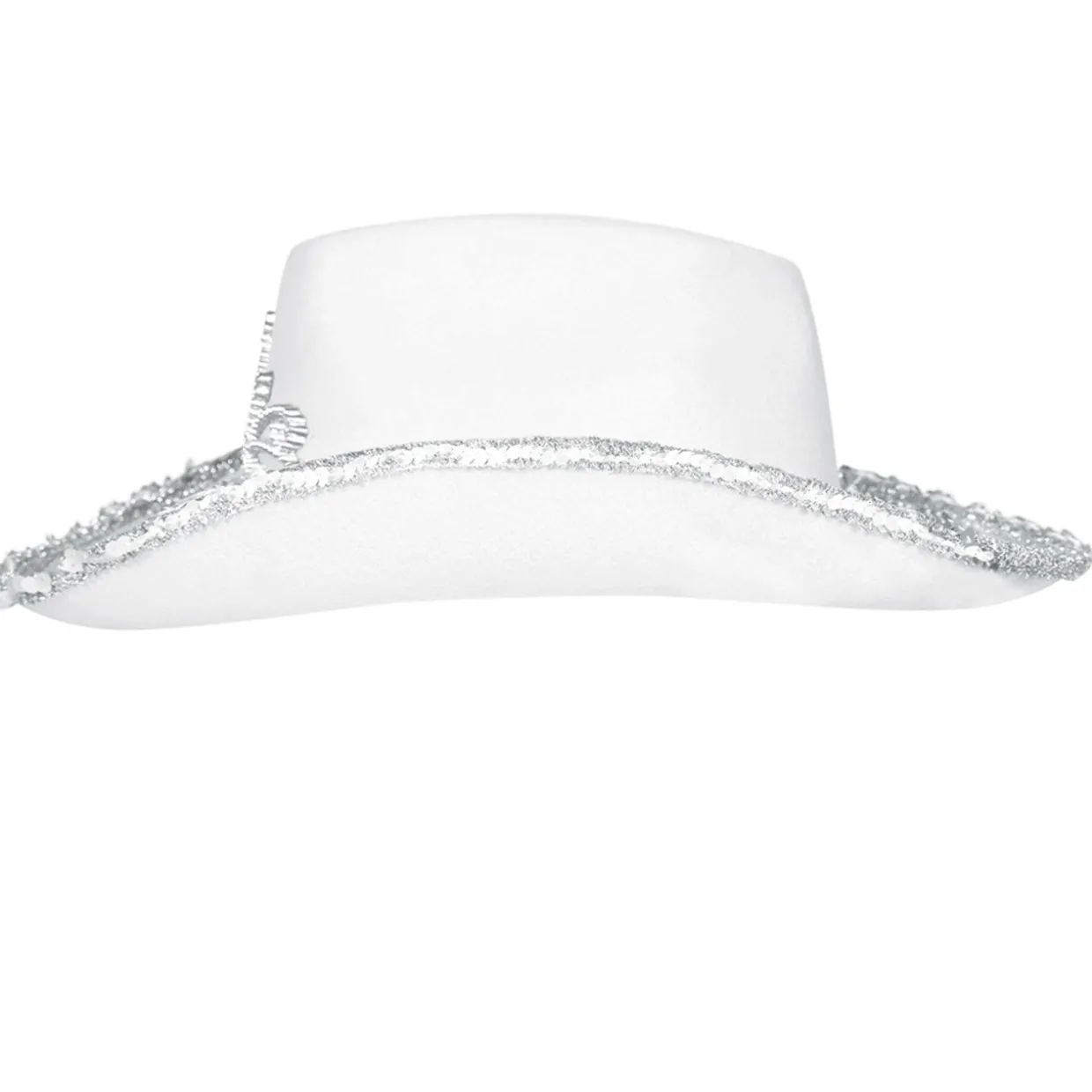 Sombrero de Vaquera Blanco Corona