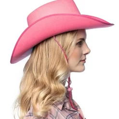 Sombrero de Vaquera Fucsia