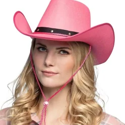 Sombrero de Vaquera Fucsia