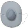 Sombrero de Vaquera Plateado