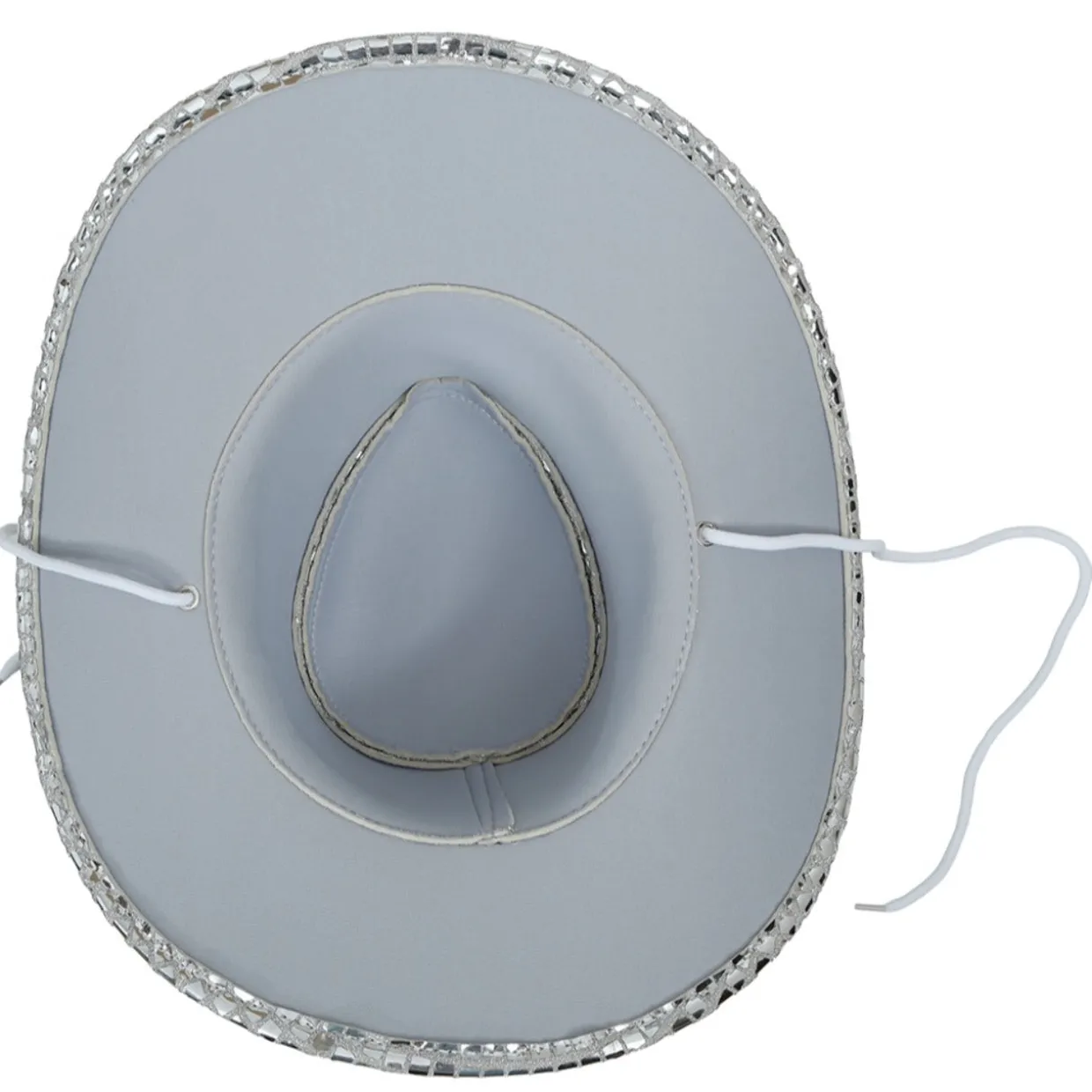 Sombrero de Vaquera Plateado