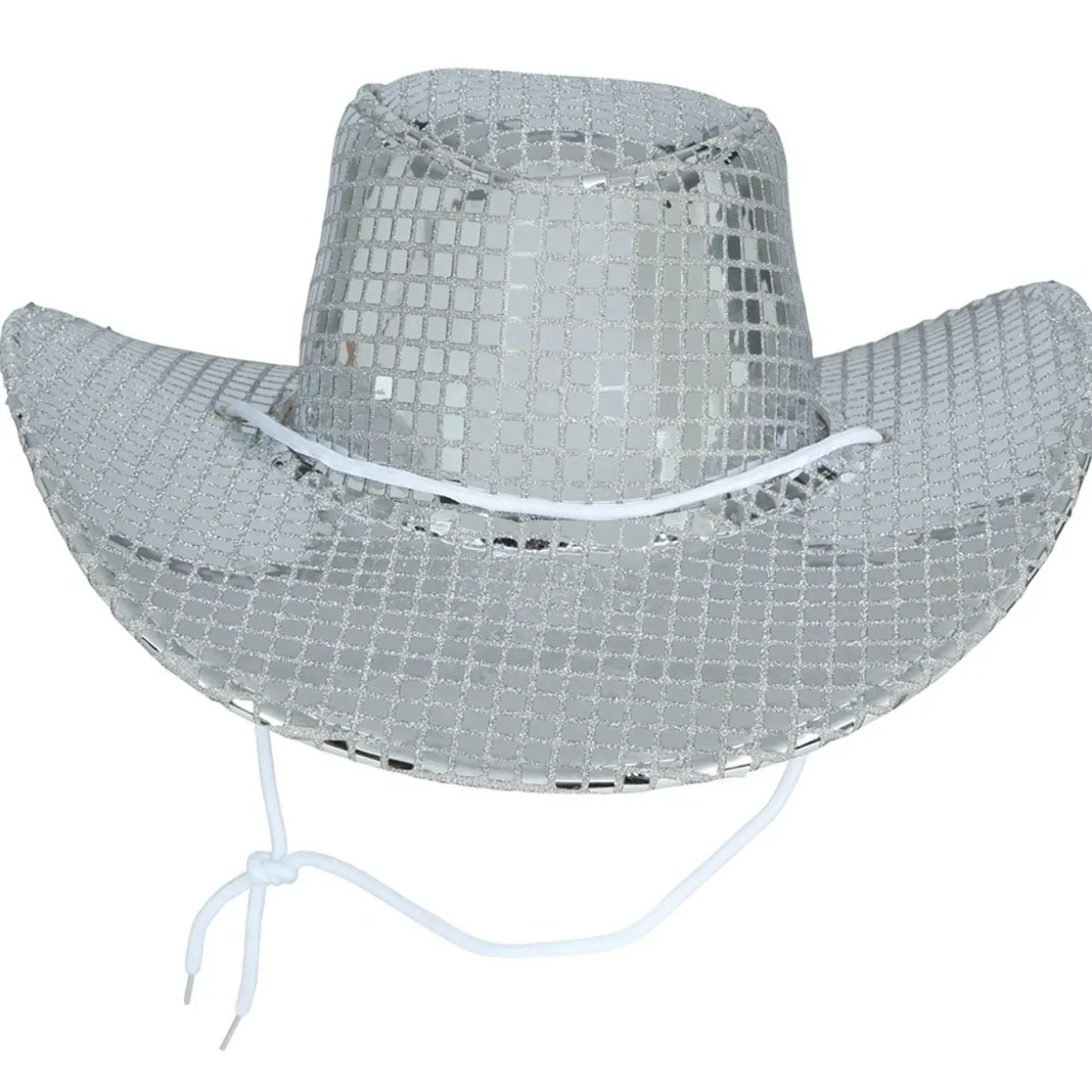 Sombrero de Vaquera Plateado