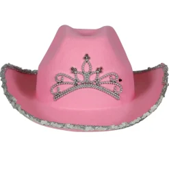 Sombrero de Vaquera Rosa Corona infantil