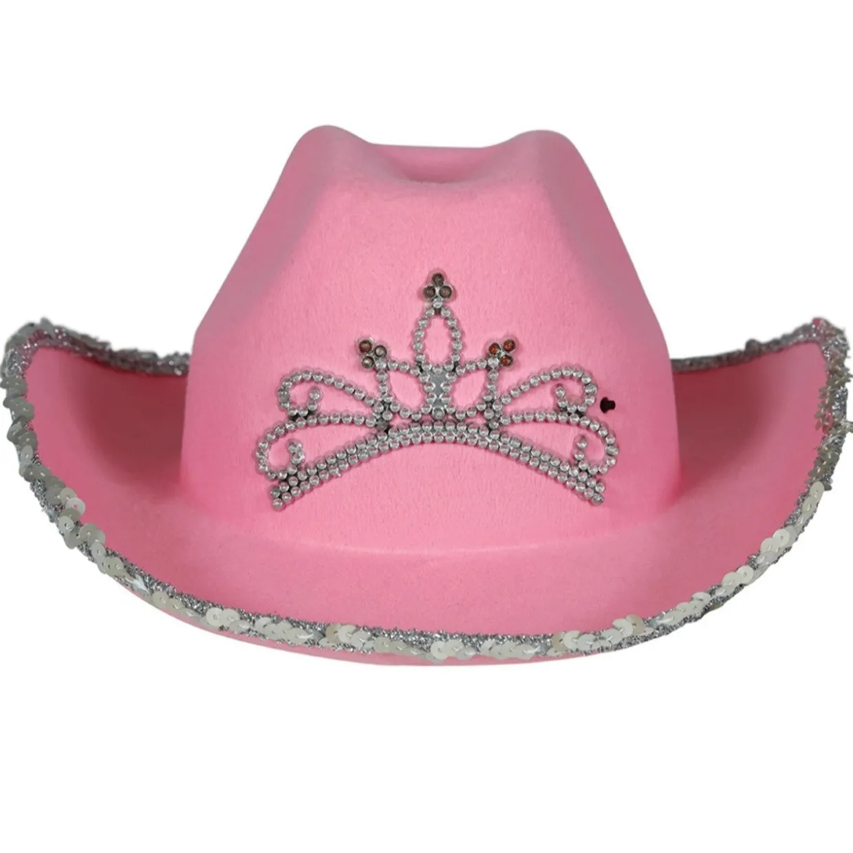 Sombrero de Vaquera Rosa Corona infantil