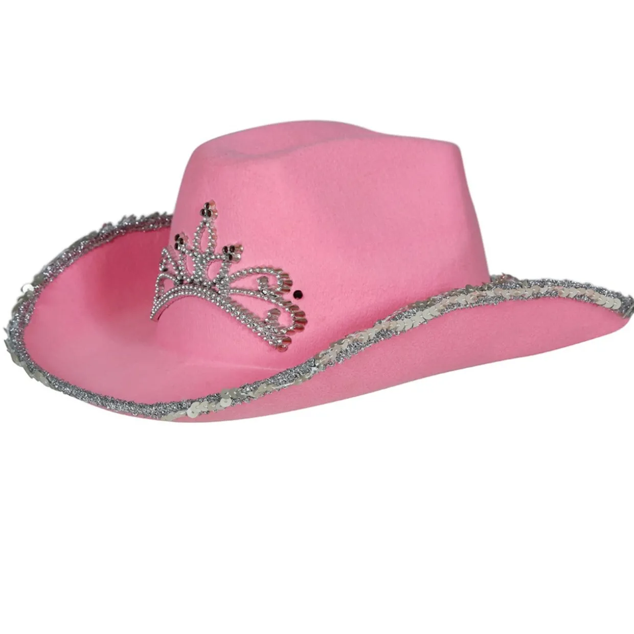 Sombrero de Vaquera Rosa Corona infantil