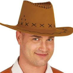 Sombrero de Vaquero Cowboy Marrón Claro