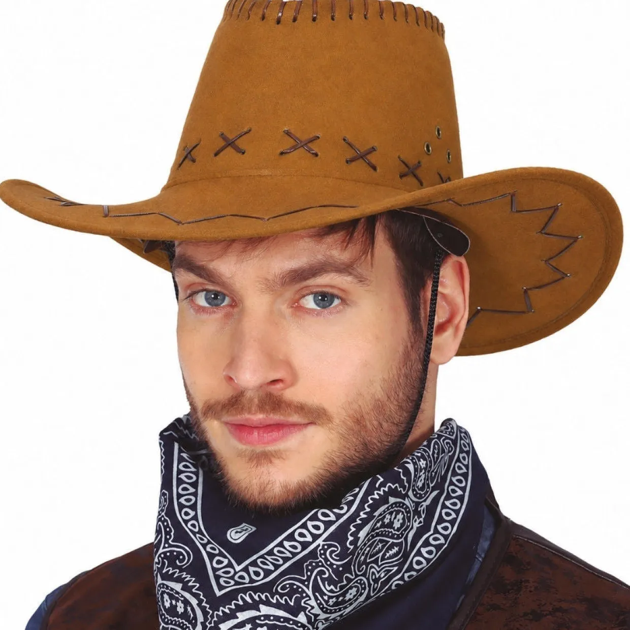 Sombrero de Vaquero Cowboy Marrón Claro