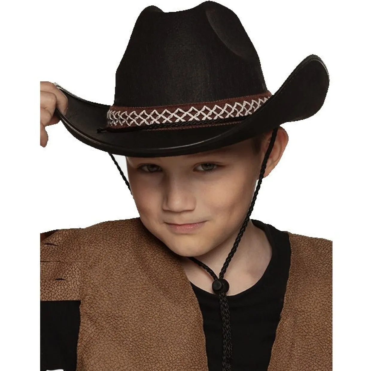 Sombrero de Vaquero Cowboy Negro infantil