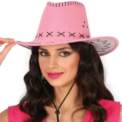 Sombrero de Vaquero Cowboy Rosa