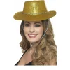 Sombrero de Vaquero Dorado Purpurina