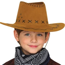 Sombrero de Vaquero Marrón Claro infantil