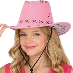 Sombrero de Vaquero Rosa infantil