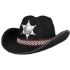 Sombrero de Vaquero Sheriff Negro infantil