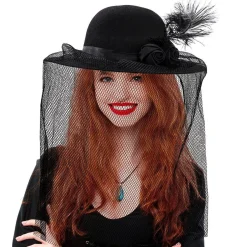 Sombrero de Viuda Negro