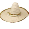 Sombrero Mexicano de Paja Decorado
