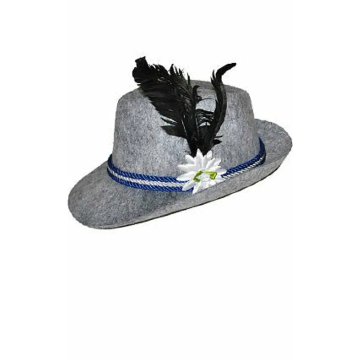 Sombrero Tirol Gris Flor