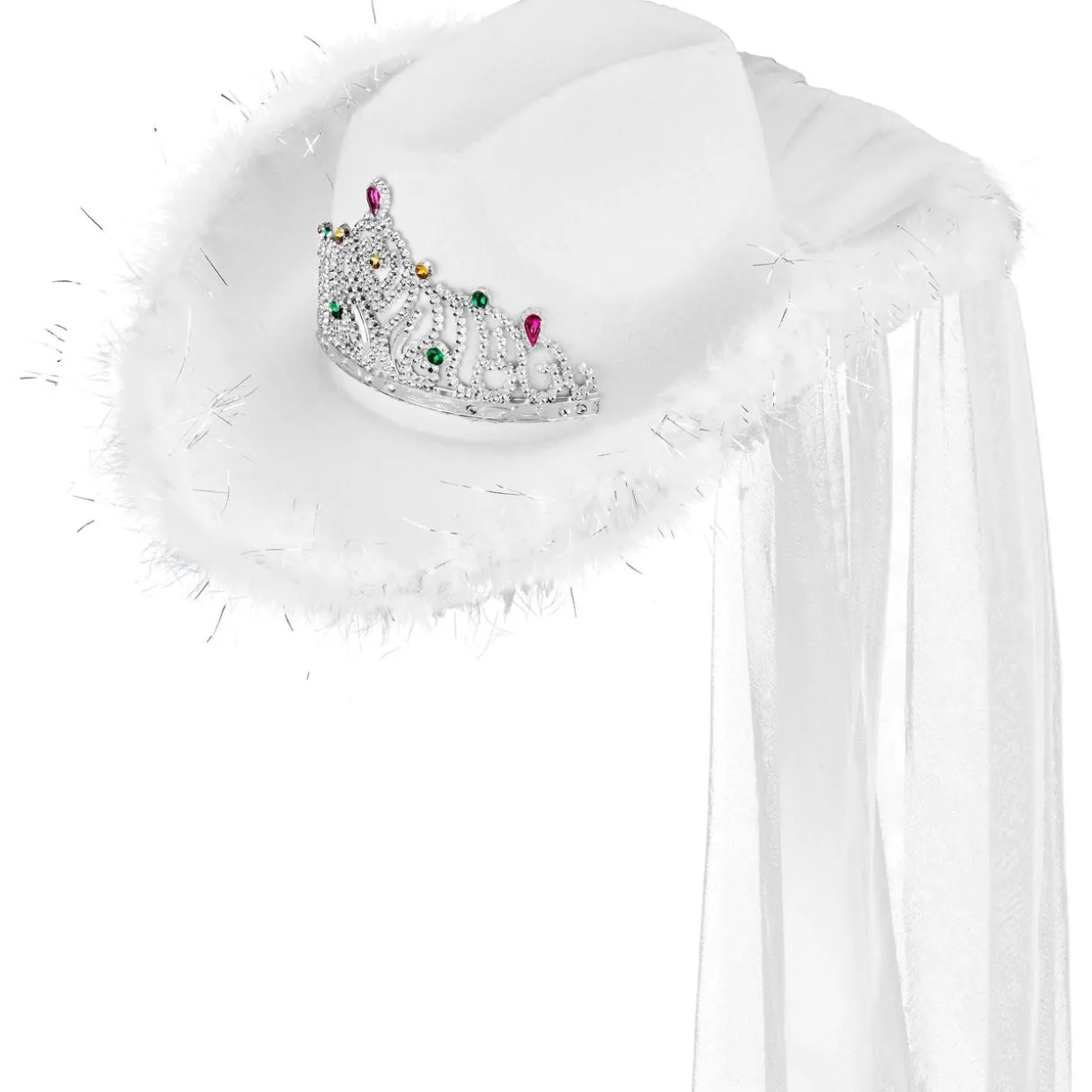 Sombrero Vaquero con Velo