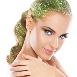 Spray de Pelo Glitter Verde