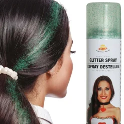 Spray de Pelo Glitter Verde