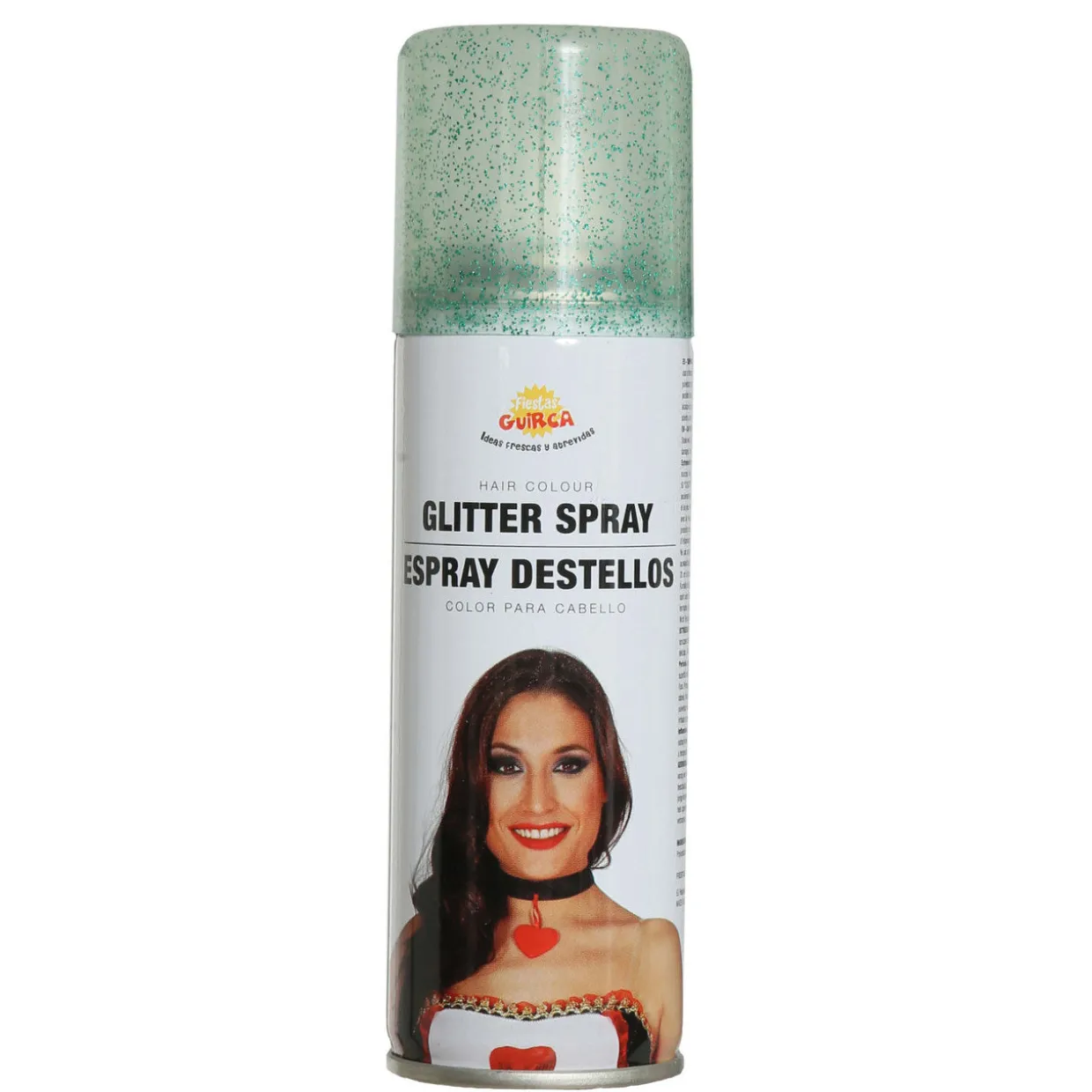 Spray de Pelo Glitter Verde