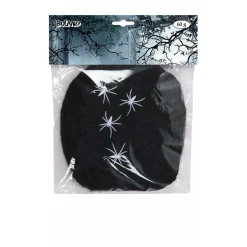 Telaraña Negra 60gr con 4 Arañas