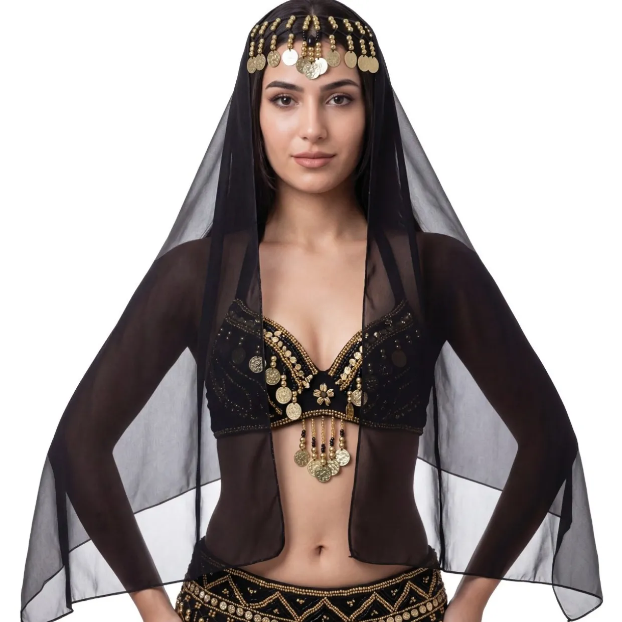 Tocado de Danza del Vientre Negro