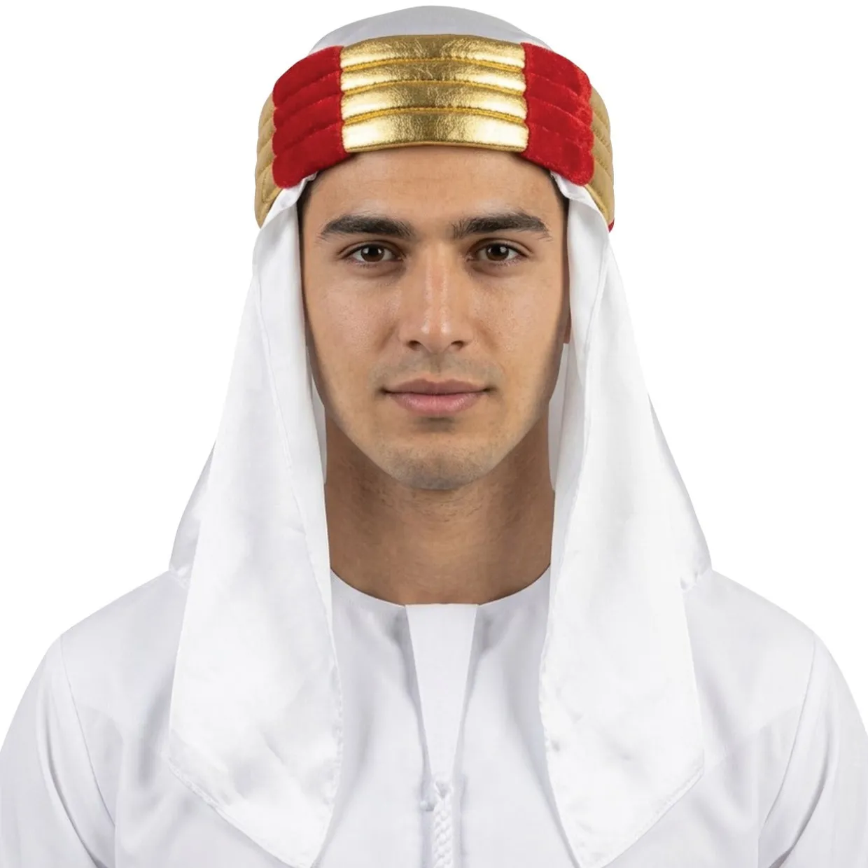 Turbante de Príncipe Árabe Blanco