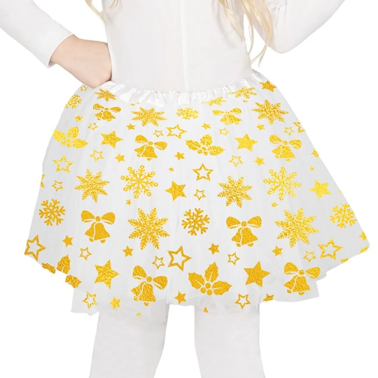 Tutú Estrellas Navidad infantil