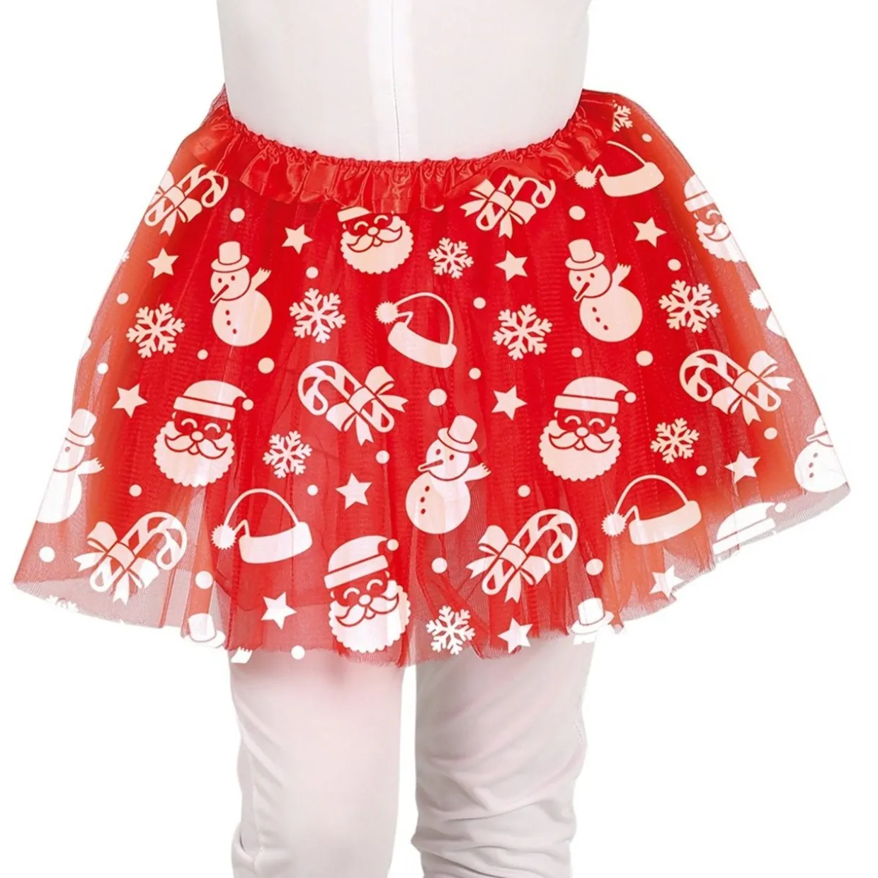 Tutú Rojo Navidad infantil